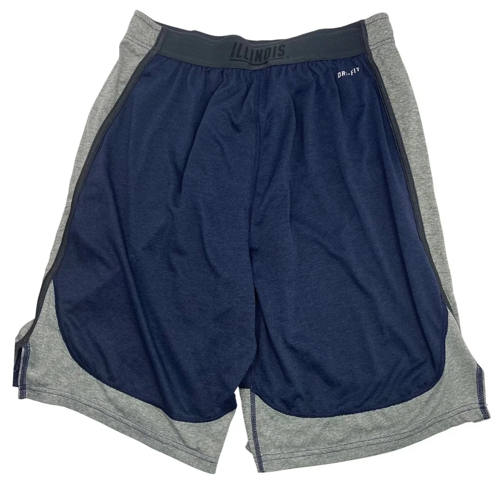 Nike University of Illinois Fighting Illini Dri-FIT Mens Athletic Short‎ 10